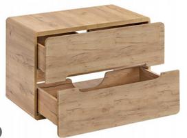 Vonios spintelė COMAD ARUBA CRAFT 829-UN-80CM FSC, ąžuolo