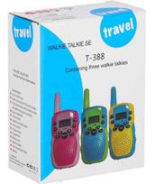walkie talkie - Ikonka vaikiškų racijų rinkinys T-388, 3 vnt - 1 nuotrauka