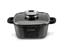 Kingston Arm kvadratinis puodas su keramine danga, 20x20 cm, 3 L