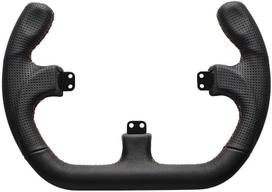 primus d - Asetek SimSports GT Vairo Ratas - Open D, Oda (Leather) - 1 nuotrauka