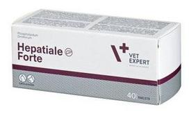 VetExpert Hepatiale Forte papildai kepenims šunims ir katėms, 40 tabl.