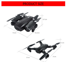 drone pro - Cooler Stuff Dronas R/C su filmavimo funkcija, 2 baterijos 3.7V, LED - 2 nuotrauka