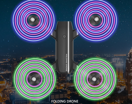 drone pro - Cooler Stuff Dronas R/C su filmavimo funkcija, 2 baterijos 3.7V, LED - 5 nuotrauka