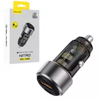 18w ikroviklis - Blavec BS-05B Nitro Automobilinis įkroviklis - USB-A/USB-C, 65W, juodas (Black) - 1 nuotrauka