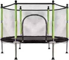 batutas 140 cm - Vaikiškas batutas, 140 cm, su tinklu, žalias (Green) - 1 nuotrauka