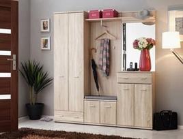 ASM Armario III w/ Pillow Hallway Wall Unit Set Sonoma Oak