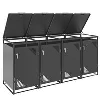 Metalinė konteinerio stoginė HATIS MBB03-4A, keturguba, antracito (Anthracite)