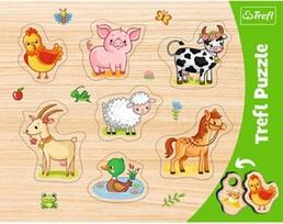 Trefl Frame Puzzle Farm Animals 7pcs 31305