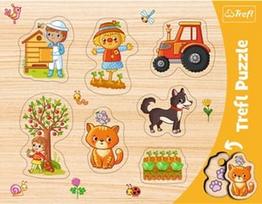 Trefl Frame Puzzle Village 7pcs 31306