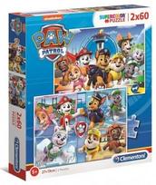 Clementoni Puzzle SuperColor Paw Patrol 2x60pcs 21617
