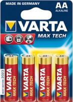 1.5v baterija aa - Varta Max Tech Alkaline Batteries R6 4x AA - 1 nuotrauka