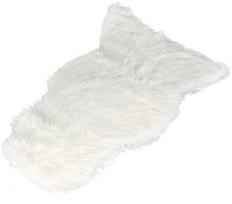 4Living Faux Sheepskin Carpet 60x90cm White