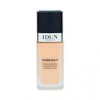  IDUN MINERALS skystas makiažo pagrindas NORRSKEN, Nr. 1209 (SVEA), 30 ml