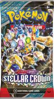 pokemon scarlet violet - Pokémon TCG Kortų žaidimas Scarlet & Violet: Stellar Crown Booster, EN - 1 nuotrauka