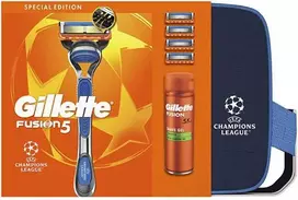 Gillette Fusion5 UEFA Champions League Special Edition dovanų rinkinys vyrams