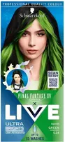 Schwarzkopf Live Ultra Brights pusiau trumpalaikiai plaukų dažai 024 Vivid Green