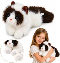 Lean Toys pliušinis persų katinas, rudas/baltas, 50 cm