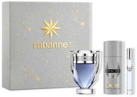 Paco Rabanne Invictus dovanų rinkinys EDT 100ml + Dezodorantas 150ml + EDT 10ml