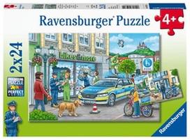 Ravensburger Puzzle Police At Work 2x24pcs 050314