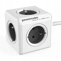 Allocacoc PowerCube Extended Type E 1.5m White/Grey