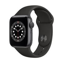apple watch 6 - Apple Watch 6 GPS 40mm Space Gray Aluminium Case with Black Sport Band - 1 nuotrauka