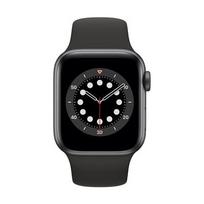 apple watch 6 - Apple Watch 6 GPS 40mm Space Gray Aluminium Case with Black Sport Band - 2 nuotrauka