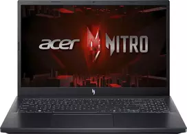 geforce rtx 5050 - Acer Nitro V 15.6", i5-13420H, 16 GB, 512 GB, RTX 5050, Obsidian Black (Juodas) - 1 nuotrauka