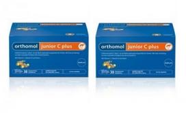 2 vnt. Orthomol Junior C plus (30 dienos dozių)