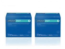 2 vnt.  Orthomol Vital f moterims (30 dienos dozių)