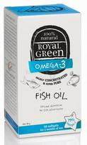 omega 3 papildai - ROYAL GREEN ŽUVŲ TAUKAI OMEGA-3 79%, 60N - 1 nuotrauka