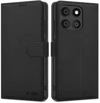Tech-Protect Wallet Dėklas Motorola Edge 60 Fusion - Juodas (Black)