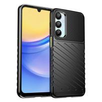 telefonai samsung galaxy - Hurtel Thunder Case for Samsung Galaxy A26 Silikoninis Apsauginis Korpusas - Juodas (Black) - 1 nuotrauka