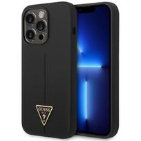 iphone 7 deklas - Guess GUHCP14XSLTGK iPhone 14 Pro Max Kietas Silikoninis Dėklas Juodas (Black) - 1 nuotrauka