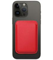 Apple "Leather Mag Wallet" Raudonas (Red)