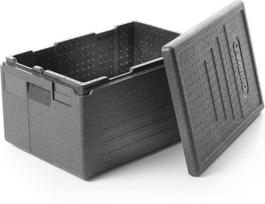 2 konteineris - Cambro Cam GoBox Economy GN 1/1 Termodėžė 46 l Juodas (Black) - 1 nuotrauka