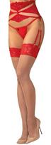 prisegamos kojines moterims - Obsessive obs Stockings 2XL/3XL Prisegamos kojinės - 5 nuotrauka