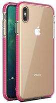 TakeMe Transparent Back Case With Color Frame For Apple iPhone XS Max Pink