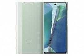 samsung galaxy note 20 - Samsung Clear View Book Cover For Samsung Galaxy Note 20 Green - 1 nuotrauka