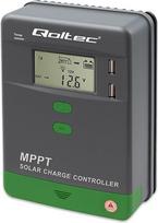 geles - Qoltec 53663 Saulės MPPT įkrovimo reguliatorius su temperatūros jutikliu 40A ,  12V / 24V ,  LCD ,  2 x USB ,  Bluetooth ,  APP ,  GEL ,  LiFePO4 - 1 nuotrauka