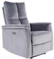 Fotelis Signal Neptun M Velvet, pilkas (Gray)