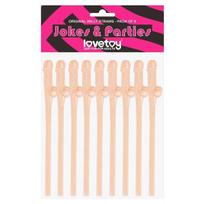 Lovetoy realistiškas penio šiaudelis, natūralios spalvos (Natural Color)