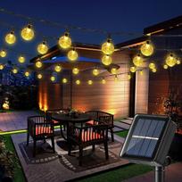 Elight Sodo Dekoras Saulės IP65 LED stiklo rutuliukai (1 cm), 7 m, 40 vnt.