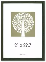 Plastikinis rėmelis AURA 1303034, A4, tamsiai žalias (Dark Green)