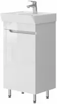 Vonios spintelė su praustuvu OZON OZ-45, balta (White)