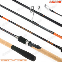 hunter meskere - AKARA Black Hunter, 2.1 m, 4-18 g, Juodas (Black) - 1 nuotrauka