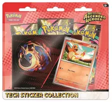 pokemon kortos - Pokemon Mega Evolution: Ascended Heroes Tech lipdukų kolekcija - 1 nuotrauka