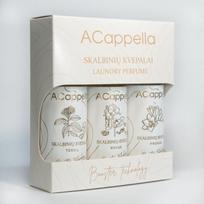 Acappella skalbinių kvepalų rinkinys, 3 x 100 ml