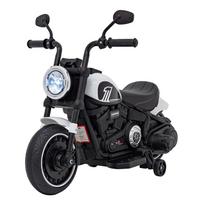 vaikiskas elektrinis paspirtukas - Elektrinis motociklas Chopper FASTER, White - 1 nuotrauka