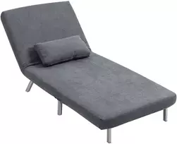 miegamasis fotelis pigu - Fotelis HOMCOM Miegamas, tamsiai pilkas (Dark Grey) - 1 nuotrauka