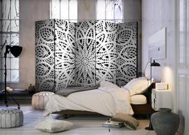 Fototapetas Artgeist White Mandala II Paravent1020, 172 cm x 225 cm